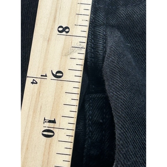 Vintage 90's Guess Jean Womens 27 Black Low Waist BootLeg Mid Rise Western 39060 - Picture 9 of 14